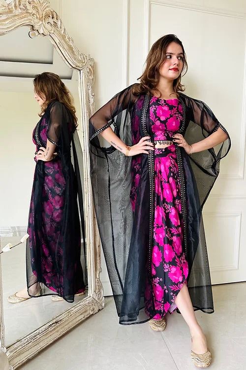 Lyla Black Floral Indo Fusion Set